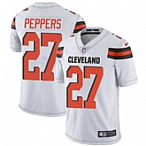 Nike Cleveland Browns #27 Jabrill Peppers White NFL Vapor Untouchable Limited Jersey,baseball caps,new era cap wholesale,wholesale hats